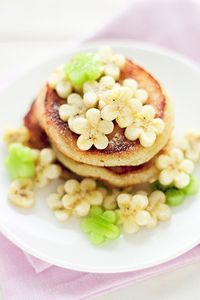 pancakes,+banana+flowers!+#brunch+#breakfast