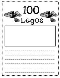 For the 100th day of school. Give each child a baggie with 100 legos in it. Challenge them to see what they can build throughout the day. Have them draw a picture and write about what they built.