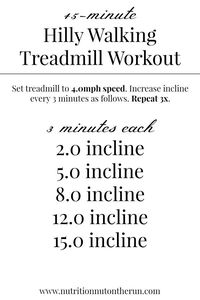 45-Minute Hilly Walking Treadmill Workout