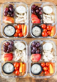 Protein Fruit and Veggie Meal Prep Bistro Box - Zero Weight Watchers Freestyle Points