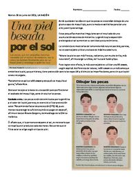 Based on an article from a Costa Rican newspaper, La Nacion, this activity is designed to explore cultural standards of beauty. This is a great authentic resource to use in Spanish 3 curriculum.