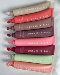 Beauty clicks of Summer Fridays Lip Butter Balms ❤️ Vanilla Poppy Vanilla Beige Brown Sugar Pink Sugar Cherry Sweet Mint Birthday Cake… | Instagram