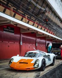 The Porsche 910 entered mid 1966. Engines used were either the 2000cc 6-cylinder with 200 hp (150 kW) or the 2200cc 8-cylinder with up to 270 hp (201 kW). The main difference to the 906 is the use of 13 inch wheels and tyres as in Formula One, plus a single central nut instead of the five nuts as in a road car. Also, the 910 was lighter and shorter than the 906 📷: @tedgushue • #DriveTastefully — view on Instagram http://petro.li/2xyiRqP