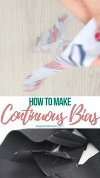 Ever wanted to make bulk bias tape so you can simplify your life and make sewing projects a little faster? Now you can because of this awesome stuff called continuous bias binding! #easypeasycreativeideas #sew #sewing #sewingtips #sewinghacks #sewingtipsandtricks #sewingprojects #sewingtutorials #sewingforbeginners #beginnersewing #beginnersewingprojects