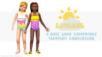 Source: Tumblr | Kids Fashion | Kids Swimsuit |  BGC  | Sims 4 | TS4 | Maxis Match | MM | CC | Pin by sueladysims