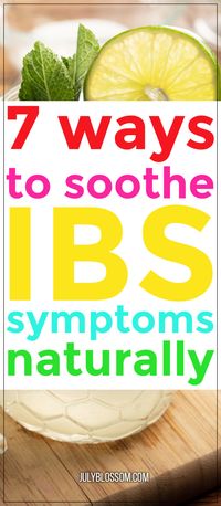 7 Natural Remedies for Irritable Bowel Syndrome - ♡ July Blossom ♡