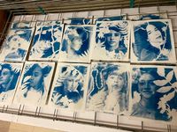 Cyanotypes, commonly known as “sun prints”, are a very fun and immediate form of basic photography. A brief description of the process:  A piece of paper is treated with a photo sensitive solu…