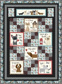 Fetch a Panel Quilt Pattern. Digital Copy. - Etsy