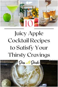 🍎🍹🍏 Looking for a refreshing drink? Check out these 10 juicy apple cocktail recipes! 🍹🍏🍎 Perfect for any occasion. #cocktails #applecocktails #thirstquencher #drinkrecipes #happyhour #mixology