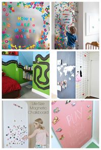 6 How to Paint a Magnetic Wall {toy room ideas} – Tip Junkie