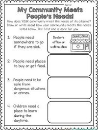 Local Community & Community Helpers: Grade 1 Ontario Social Studies