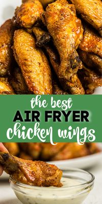 Best Air Fryer Chicken Wings - PinkWhen