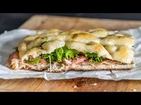 Make the Best Italian Sandwich CRISPY AS HELL 🔥 SCHIACCIATA Recipe - YouTube