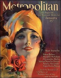 by artist Rolf Armstrong for Metropolitan magazine January, 1919