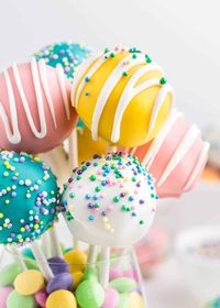 Easter Cake Pops - I Heart Naptime