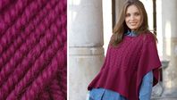 FREE Katia Poncho Knitting Pattern on the LoveKnitting blog