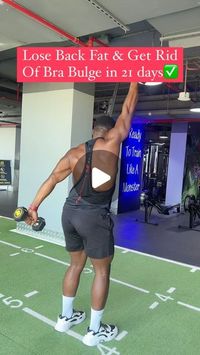 Godric-Medical Doctor & Fitness Coach on Instagram: "Bra bulge & Back fat workout(Save/Share/Try/Like)  Complete 3x25 Reps in each(L & R=1 Rep)  Meal plan & Coaching-Link in bio,Let’s get to work💪🏾  #backworkout #viral #explore #reels #reelsinstagram #foryou #explorepage #trendingreels #trendingnow #fitnessmotivation #viralreels"