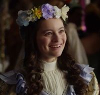 Anne with an E #annewithane #anneofgreengables #icon #iconsoft #character #aesthetic #coroa #flowers #smile #flores #vintage #vintageclothing #vintagedress #series #personagem #vestido