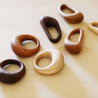 These are so beautiful!  Wood is meant to be a safe and great teether for babies too....add a little organic flaxseed oil on for extra vitamins.