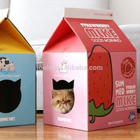 Wholesale Customization Cat Carton Litter Autumn Cat Scratching Board Claw Sharpener Wear-resistant Milk Box Villa - Buy Cat Kitten Corrugated Paper Carton,Best Selling Portable Corrugating Paper Cat House Pet House,Crate Cardboard House Cat Toy Playhouse Pet Box Hideaway Carrying Carrier Carton Box Product on Alibaba.com