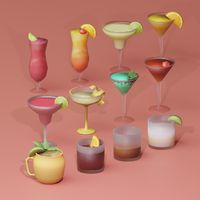 Give your Sim’s mini bar a touch of these fancy cocktail drinks deco set! We’re bringing you 12 cocktail drinks to match your Sims’ vibe or maybe your tastes. Despite being a decor set, its in-game appearance is truly impeccable. ♡ All items are Base Game Compatible