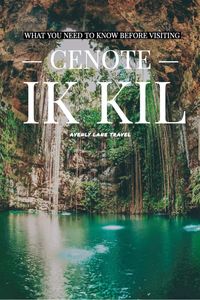 Cenote Ik Kil (the Chichen Itza Cenote)