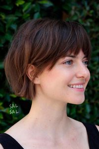 Types of Bangs: 25 Ways to Change the Way You Look Using Only Your Hair ★ French Bob