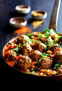 Meatball and vegetable goodness  in this Moroccan Meatball and Vegetable Ragout.  Find this and other simply great recipes at From a Chef's Kitchen