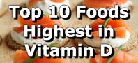 Top 10 Foods Highest in Vitamin D