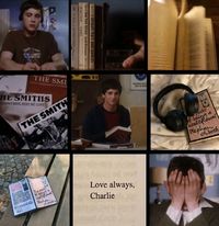 #collage #charliekelmeckis #tpobaw #theperksofbeingawallflower #thesmiths #aesthetic #movie