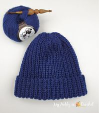 My Hobby Is Crochet: Fisherman's Rib Crochet Hat - Free Crochet Pattern