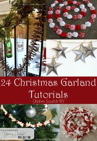 DIY Christmas Garland Tutorials garland from all those canning jar lids