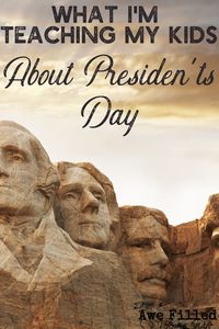 Presidents Day is fast approaching. What do you plan to teach your kids? Come read some tips and also grab a free printable!  #PresidentsDay #Military #MilKids #Presidents #History