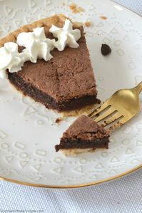 Old Fashioned Chocolate Fudge Pie - Southern Made Simple