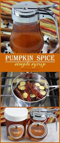 Pumpkin Spice Simple Syrup is so easy to make at home. Add this favorite flavor of Fall to hot and cold drinks--coffee, tea, cider, juice, sangria, cocktails. Stir it into yogurt, oatmeal, smoothies, and milk shakes. Drizzle it on waffles, pancakes or ice cream. Printable labels are provided for making DIY gift jars. From The Yummy Life.