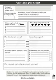 Stylish Goal Setting Worksheets To Print (PDF, FREE) digitalplannercommunity #lessonplanner #planneressentialsbundle #holidaypartyplanner📐