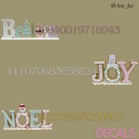 Christmas Tables Signs