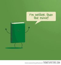 You're always better, book. Always.