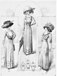 Fashion Plate - Le Cachet de Paris - 1910