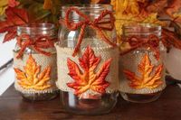 17 Shabby Chic Handmade Fall Mason Jar Decor Ideas For The Home