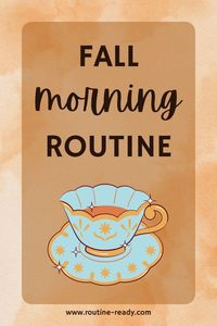 Goodbye summer, hello fall!! Can't wait to craft my fall morning routine, this blog post has the best advice