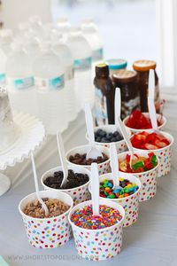 Ice Cream Birthday Party | Ice Cream Sundae Bar