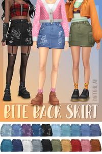 You can snag these Sims 4 mini skirts at number 11 on the Sims 4 CC clothes list. This denim skirt shines with intricate stitching, fun doodles, and practical pockets, making it a must-have for versatile styling. With swatches ranging from classic blues to bold tones, it pairs effortlessly with boots, sneakers, or heels. Perfect for everyday wear or themed outfits, this piece brings personality and flair to your Sims’ wardrobe. Whether you're going for grunge, preppy, or quirky vibes, this CC is a game-changer!