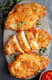 Air Fryer Parmesan Crusted Chicken with Mayo - Chefjar