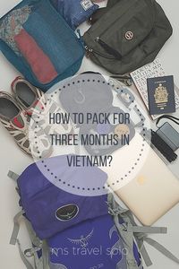 Want to know what to pack for Vietnam? I'll take you through what I packed for my three-month journey in Vietnam. Don't forget to pin it on your Pinterest board! #solotravel #travelsolo #vietnam #packinglist