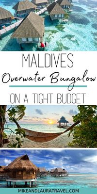 Check out how you can plan the vacation of your dreams to the Maldives. This is how we were able to book an overwater bungalow on a tight budget #maldives #travel