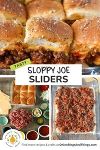 Sloppy Joe Sliders are meaty, saucy, cheesy, and tasty! Easy to make and ready in minutes, they're perfect for parties or weeknight dinners.