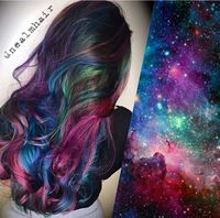 gorgeous galaxy hair! ❤❤❤