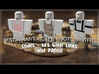 CAFE AND HOTEL UNIFORM OUTFIT CODES/ID'S! | Matching sets + links! | - YouTube