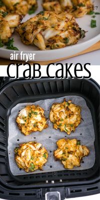 Everyone will love these light and crispy air fryer crab cakes with a soft and tender inside, packed with flavorful lump crab meat.